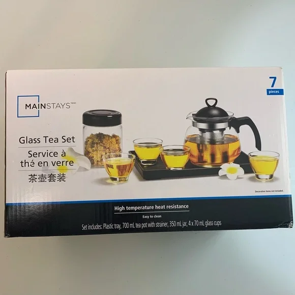 Glass Tea Set - Picture 1 of 2